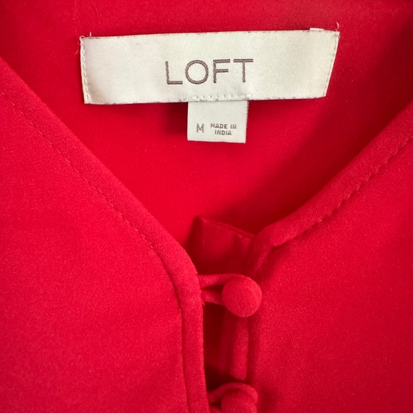 Loft red blouse - Picture 2 of 4